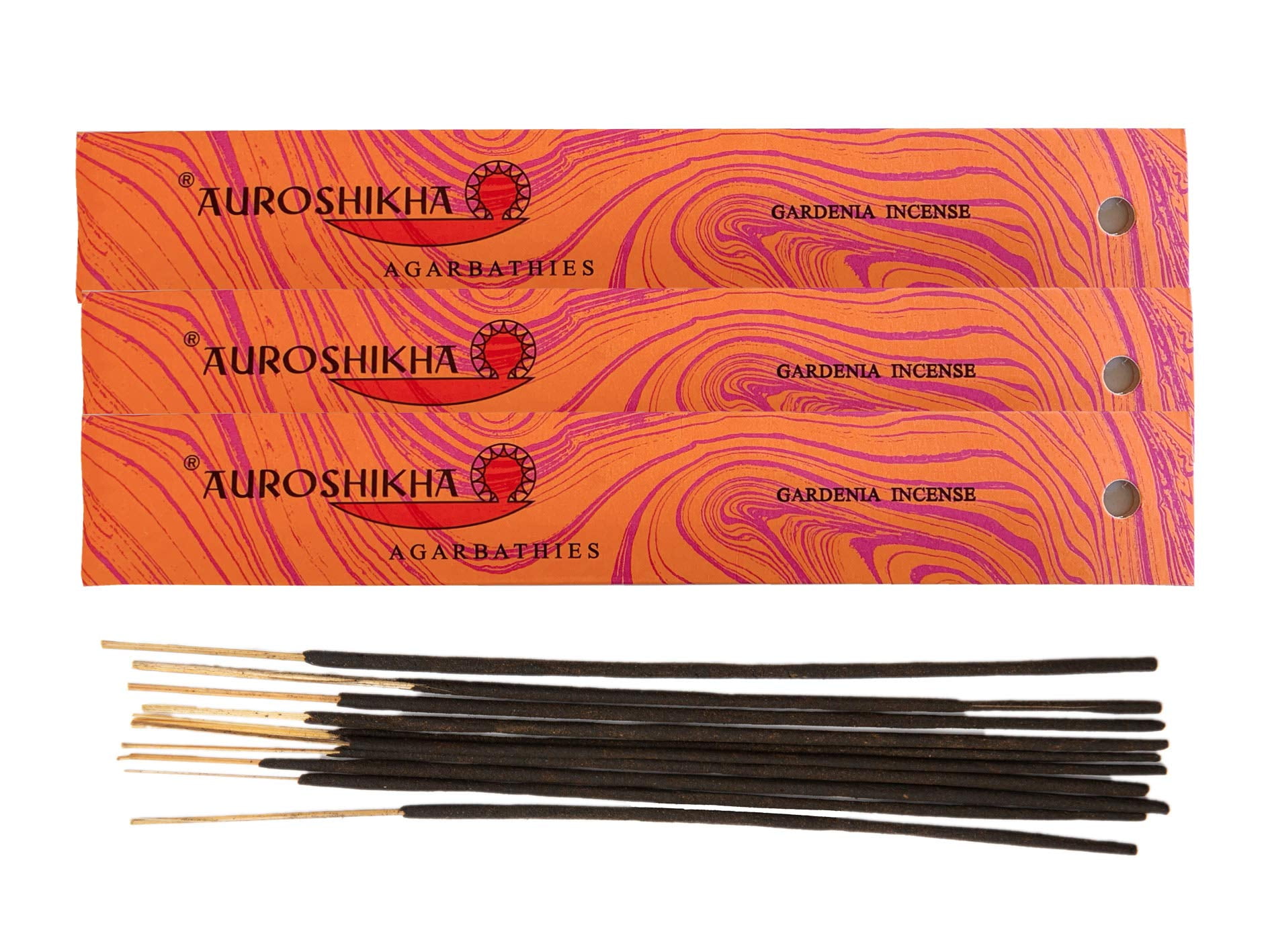 (3Pack) Auroshikha Gardenia Incense 10 Sticks