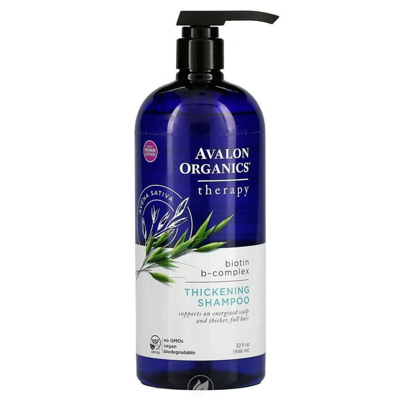 (3 Pack) Avalon Organic Botanicals Shampoo Biotin-B Complex 32oz