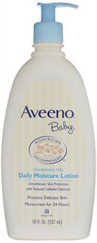 3 Pack - Aveeno Baby Daily Moisture Lotion Fragrance Free 18oz Each