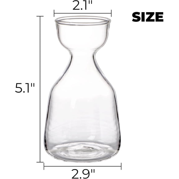 3 Pack Avocado Seed Starter Vase for Growing, Glass Acorn Tree Growing Kit Vase, Small Avocado Tree Plant Pot Seed Planter, Flower Bud Vases Gift for Gardening Lovers$$Garden & Patio