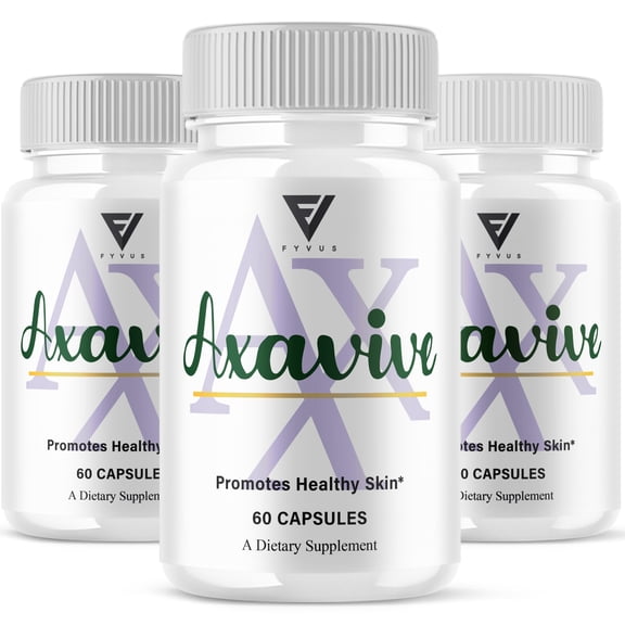 (3 Pack) Axavive  Healthy Capsules, Axa Vive  Supplement  (180 Capsules)