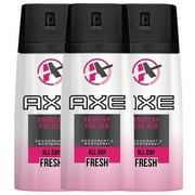 3 Pack Axe Anarchy for Her Deodorant Body Spray 4 Oz