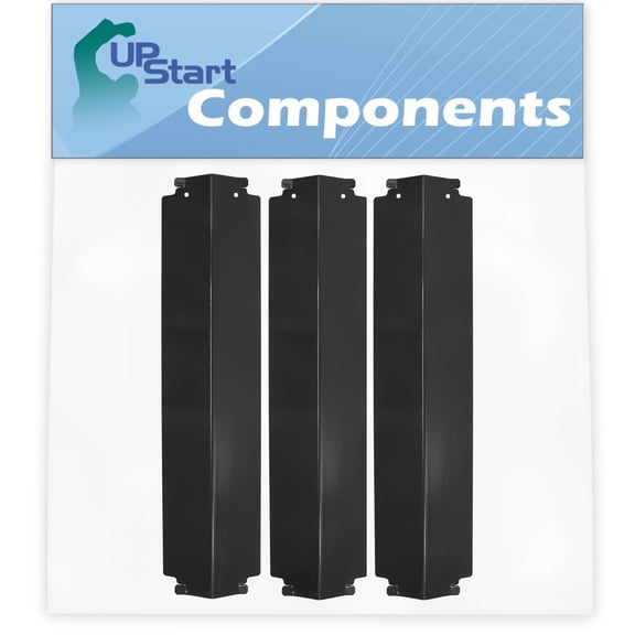 3-Pack BBQ Grill Heat Shield Plate Tent Replacement Parts for Centro 85-1614-2, 2800 LP (2008) - Compatible Barbeque Porcelain Steel Flame Tamer, Guard, Deflector, Flavorizer Bar, Vaporizer Bar