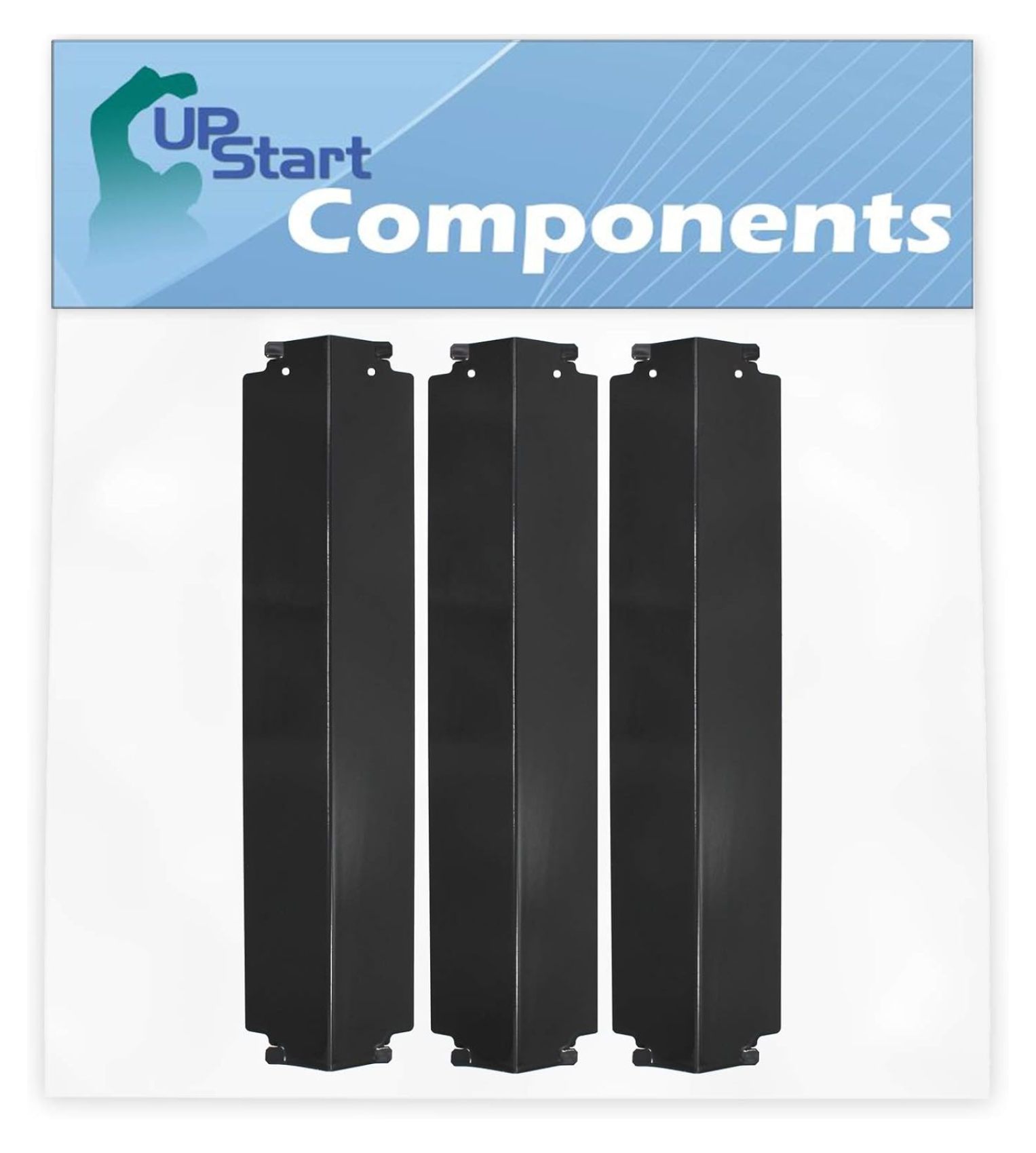 3Pack BBQ Grill Heat Shield Plate Tent Replacement Parts for Charbroil