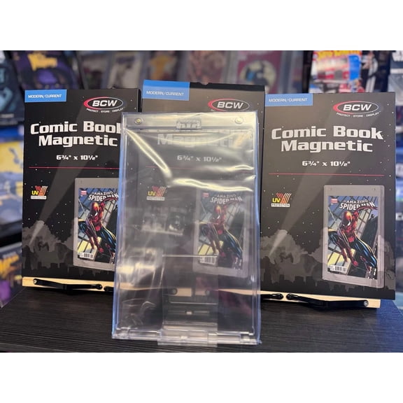 3 Pack BCW Magnetic Protector Case