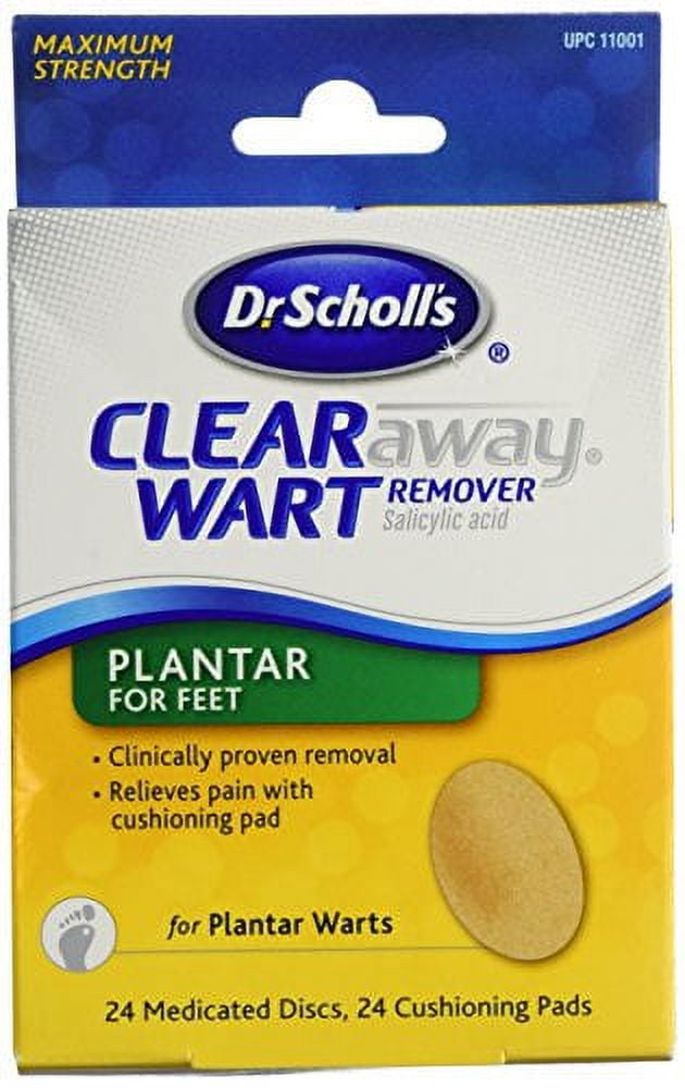 3 Pack BRAND NEW!Dr. Scholl's Clear Away Wart Remover Plantar 24 Each