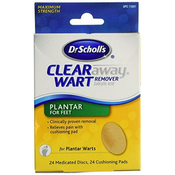 3 Pack BRAND NEW!Dr. Scholl's Clear Away Wart Remover Plantar 24 Each