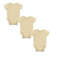 thumbnail image 1 of 3 Pack Baby Bodysuit Baby Short Sleeve Bodysuits Organic Cotton Backed Onesie Pajamas Baby Clothes NB, 1 of 4