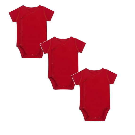 3 Pack Baby Boys Girls Bodysuit Baby Short Sleeve Bodysuits Cotton Base Onesie Pajamas Boy Outfits NB