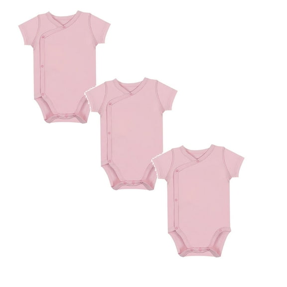 3 Pack Bodysuit Baby Short Sleeve Bodysuits Organic Cotton Romper Pajamas Jumpsuit Baby Boy Clothes 6-9 Months