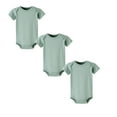 thumbnail image 1 of 3-Pack Baby Bodysuit Backed Onesie Pajamas Soft Short Sleeve Sleeper Gender Neutral Baby Clothes 3M Baby Clothes, 1 of 9