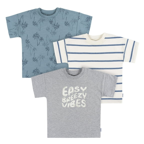 3-Pack Baby Boys Easy Breezy Vibes T-Shirts