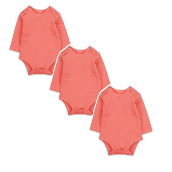 3 Pack Baby Boys Girls Bodysuit Baby Long Sleeve Bodysuits Cotton Base Onesie Pajamas New Born Clothes Baby Boy 0-3 Months