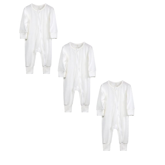 3 Pack Baby Boys Girls Bodysuit Baby Long Sleeve Bodysuits Organic Cotton Romper Pajamas Jumpsuit Toddler Clothes 18-24 Months
