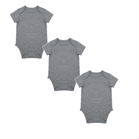 3 Pack Baby Bodysuit Baby Short Sleeve Bodysuits Cotton Romper Pajamas Jumpsuit Boy Clothes 6-9 Months