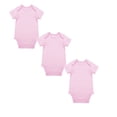 thumbnail image 1 of 3 Pack Baby Girls Boys Bodysuit Baby Short Sleeve Bodysuits Organic Cotton Backed Onesie Pajamas Clothes for Boys 12-18 Months, 1 of 4