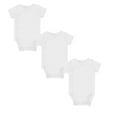thumbnail image 1 of 3 Pack Bodysuit Baby Short Sleeve Bodysuits Organic Cotton Base Onesie Pajamas Sleepers Baby Girl 3-6 Months, 1 of 4