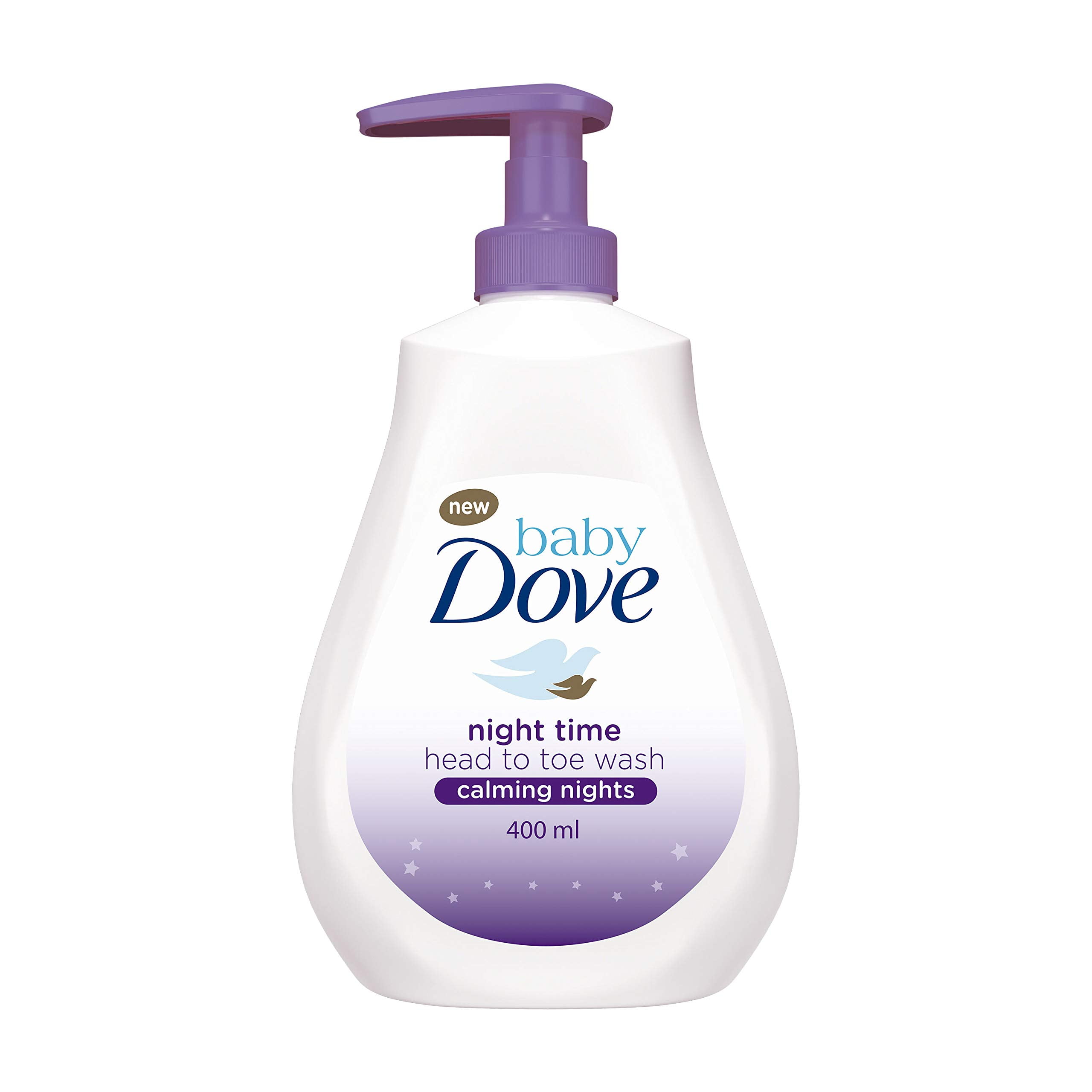 3 Pack Baby Dove Calming Nights Head to Toe Wash 400 ml (3x 13.52 oz)