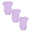 thumbnail image 1 of 3 Pack Baby Boys Girls Bodysuit Baby Short Sleeve Bodysuits Organic Cotton Base Onesie Pajamas Boy Clothes 6-9 Months, 1 of 5