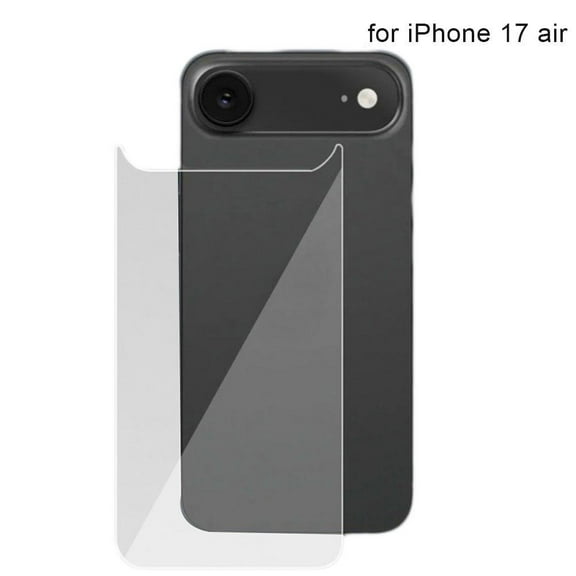 3 Pack Back Screen Protector for iPhone 17/17 Air/17 Pro/17 Pro Max, Tempered Glass Scratch-Resistant Protective Film