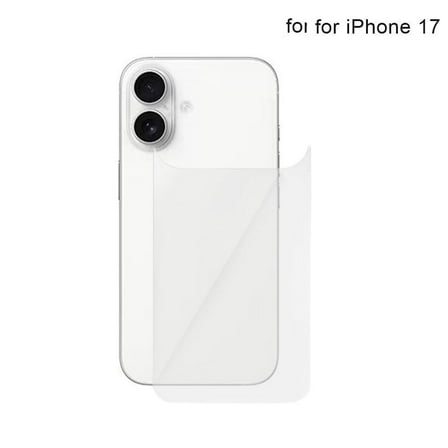 3 Pack Back Screen Protector for iPhone 17/17 Air/17 Pro/17 Pro Max, Tempered Glass Scratch-Resistant Protective Film
