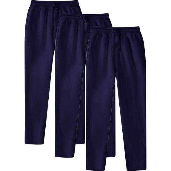 3 Pack Baggy Pants for Men Mens Fleece Cargo Pants Mens Jogger Trousers Casual Sweatpants for Men Mens Grey Sweatpants White Cargo Sweatpants