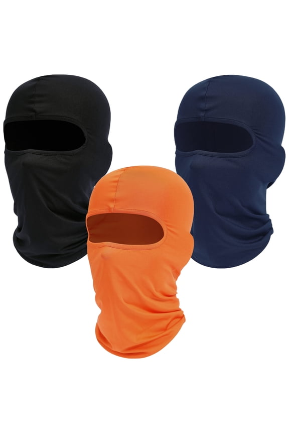 3 Pack Balaclava Ski Mask Cooling Neck Gaiter Full Head Face Mask Face Cover