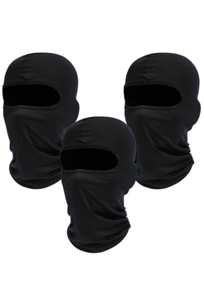 3 Pack Balaclava Ski Mask Cooling Neck Gaiter Full Head Face Mask Face Cover