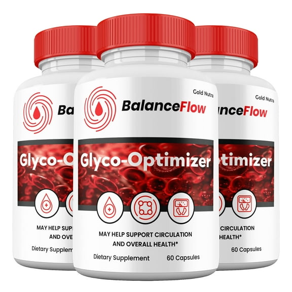 (3 Pack) Balance Flow Glyco Optimizer Capsules, Glycogen Supplement Balance Flow Pills Maximum Strength All Natural, 30 Day Supply