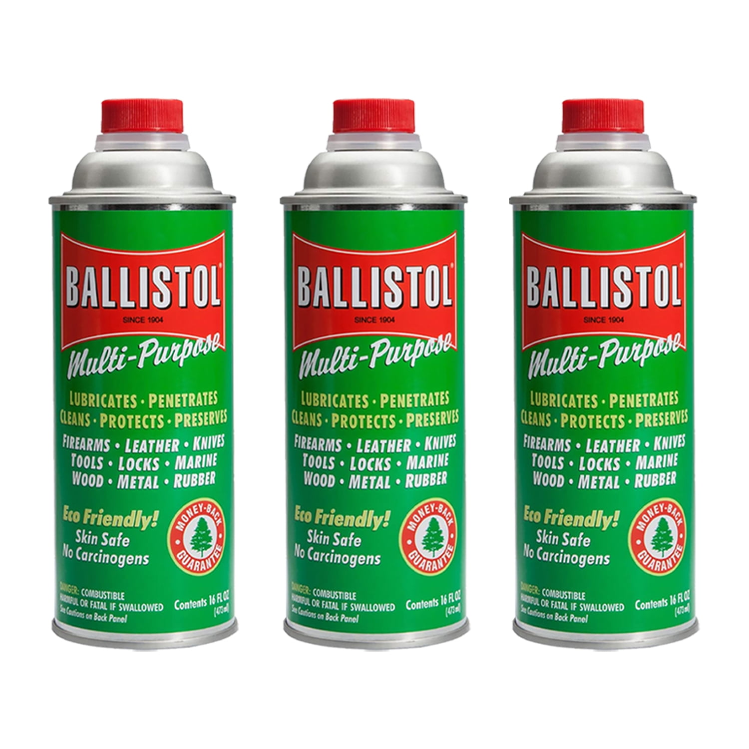 3Pack Ballistol 16 oz Oil Lubricant Cleaner and Protectant for Wood