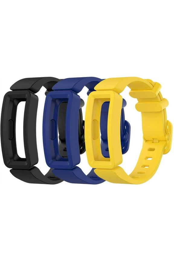 3-Pack Bands Compatible with Fitbit Ace 2 Replacement Strap for Kids
