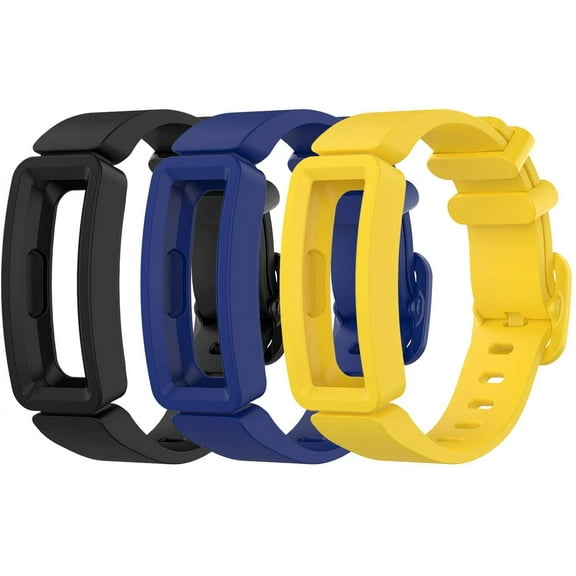 3-Pack Bands Compatible with Fitbit Ace 2 Replacement Strap for Kids