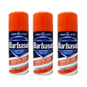 3 Pack - Barbasol Shave Cream, 7 Ounce Sensitive Skin