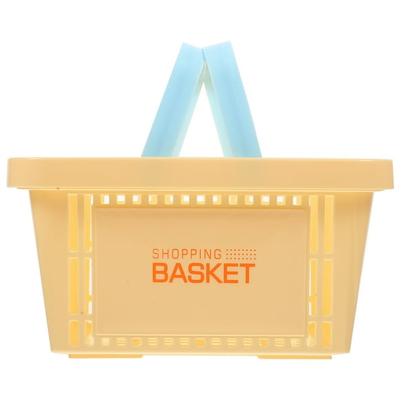 3 Pack Baskets Storage Basket Fruit Basket Child Office 24.7X18X13CM Yellow