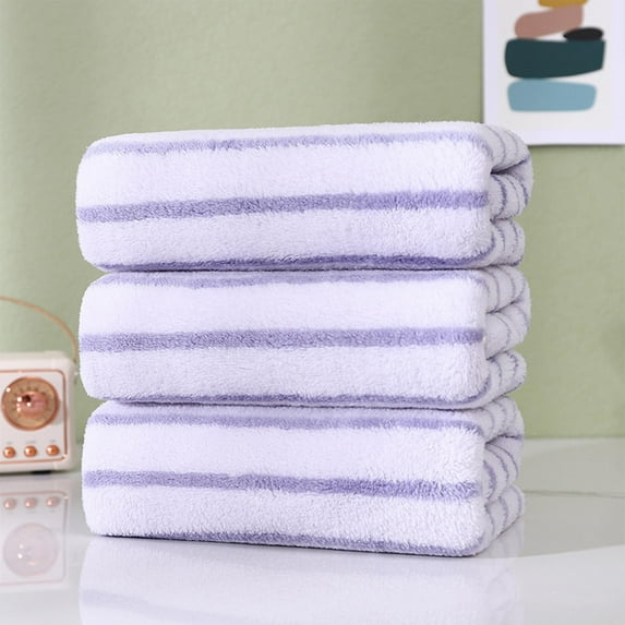 3 Pack Bath Towels, Microfiber Absorbent Bath Sheets Super Soft Towels for Bathroom Fast Dry Oversized Shower Towels for Family Hotel Spa Gym