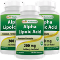 thumbnail image 1 of 3 Pack Best Naturals Alpha Lipoic Acid 200 Mg 120 Capsules, 1 of 7