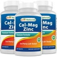 thumbnail image 1 of 3 Pack Best Naturals Cal Mag Zinc 180 Tablets, 1 of 7