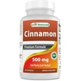 thumbnail image 1 of 3 Pack Best Naturals Cinnamon 500 mg 250 Capsules, 1 of 2
