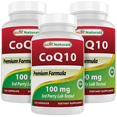 thumbnail image 1 of 3 Pack Best Naturals CoQ10 100 mg 120 Capsules | Supports Cardiovascular Health, 1 of 2