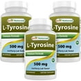 thumbnail image 1 of Best Naturals L-Tyrosine, 500 mg, 180 Capsules, Pack of 3, 1 of 7