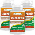 thumbnail image 1 of 3 Pack Best Naturals Quercetin 1000 mg/Serving 120 Vegetarian Capsules | Immune Health, 1 of 2
