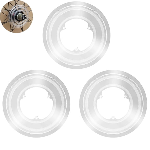 3 Pack Bike Spoke Protector Flywheel Spokes Guard Plastic Cover for Bicycle