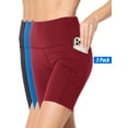 thumbnail image 1 of 3-Pack Biker Shorts for Women with Pocket Body Contour Bike Short for Workout Yoga Running, 1 of 8