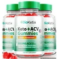 (3 Pack) BioKetix Keto ACV Gummies, BioKetix Gummies, Official Keto+ACV