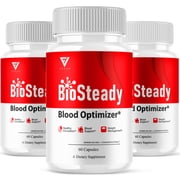 3 Pack BioSteady Blood Optimizer, Bio Steady Advanced Formula 180 Capsules