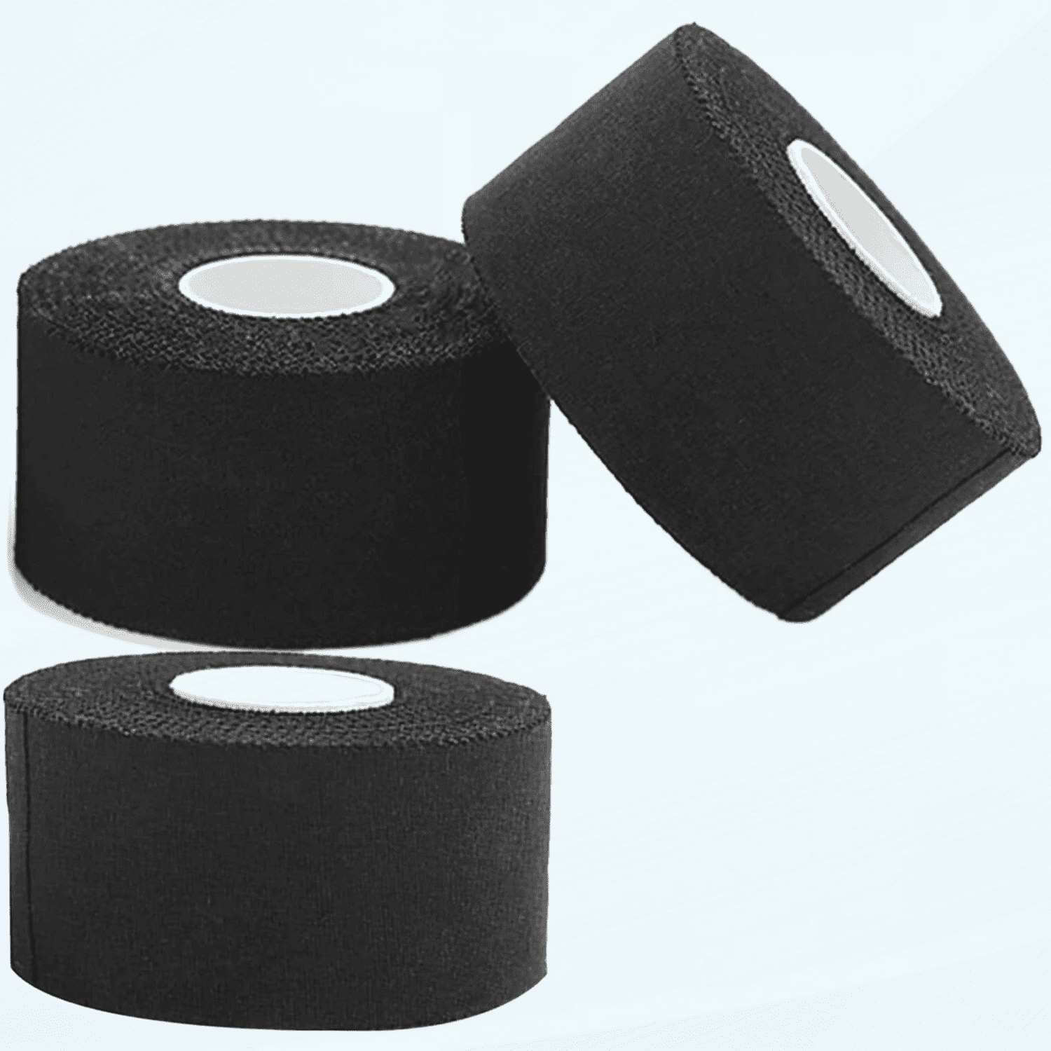3 Pack Black Athletic Tape, Strong Medical Sports Tape No Sticky