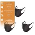 thumbnail image 1 of 3 Pack - Black Face Covers - Multi-Use, Safe, Outdoor Face Shield - Quality Tested in America - Fashion, Style, Men’s & Women’s - Boil Easily for Multi Use - LX Lotus, 1 of 5