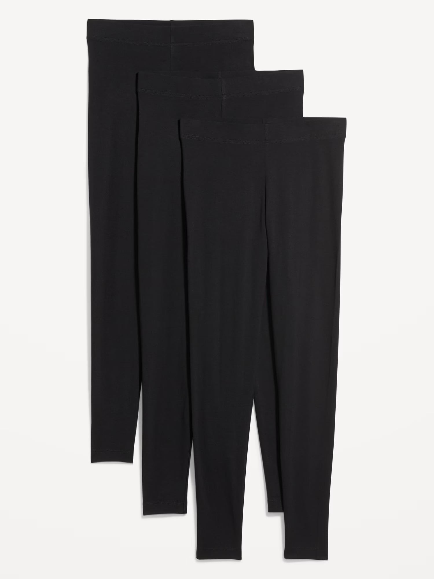 [3 Pack] Black Leggings for Women Athletic Casual Lounge Yoga Pants 4-Way Stretch and Buttery Soft