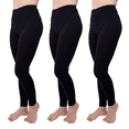 thumbnail image 1 of [3 Pack] Black Leggings for Women Athletic Casual Lounge Yoga Pants 4-Way Stretch and Buttery Soft, 1 of 9