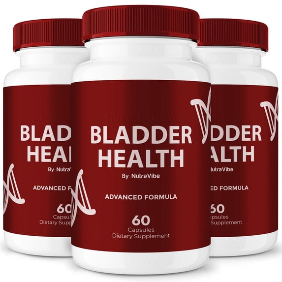 (3 Pack) Bladder Health Capsules - BladderHealth Prostate Support Formula with Natural Blend for Urinary Flow, Comfort & Balance | Easy-to-Swallow Daily Pills for Over-All Wellness (180 Capsules)
